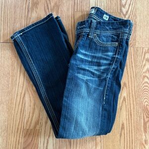 BKE Dark Blue Stella Bootcut Jeans